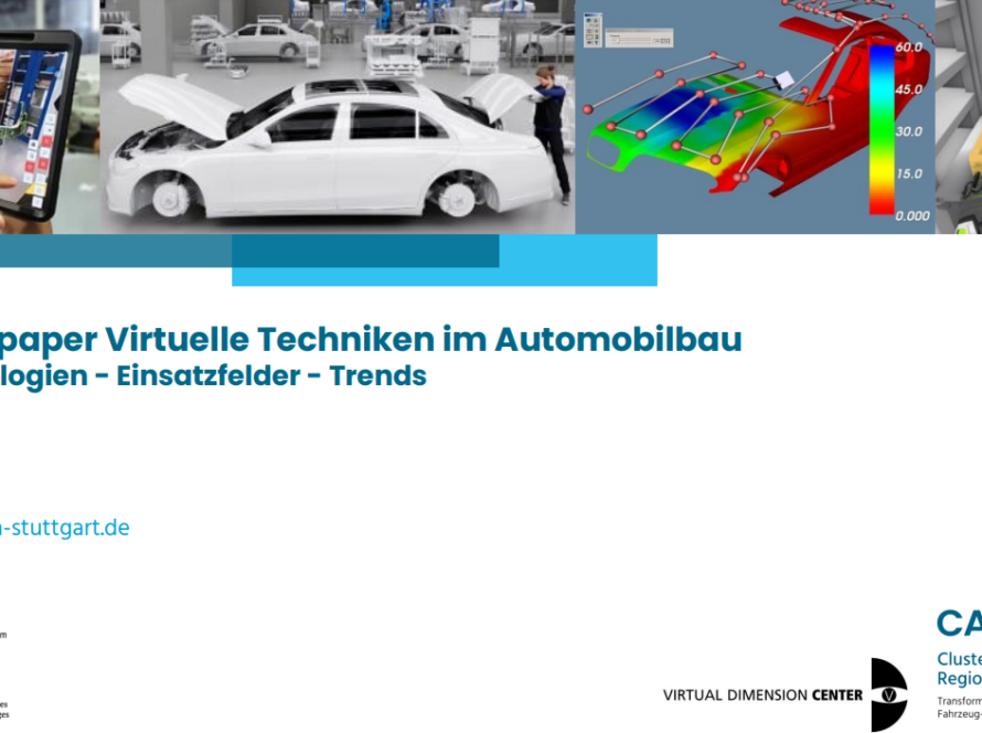 Whitepaper „Virtuelle Techniken im Automobilbau – Technologien, Einsatzfelder und Trends“